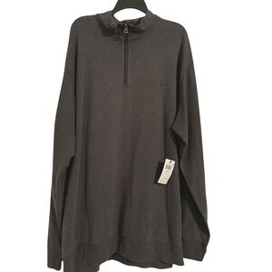 Polo Ralph Lauren Mens 2XLT Gray Jersey Knit Pullover Soft Cotton Sweater NWT